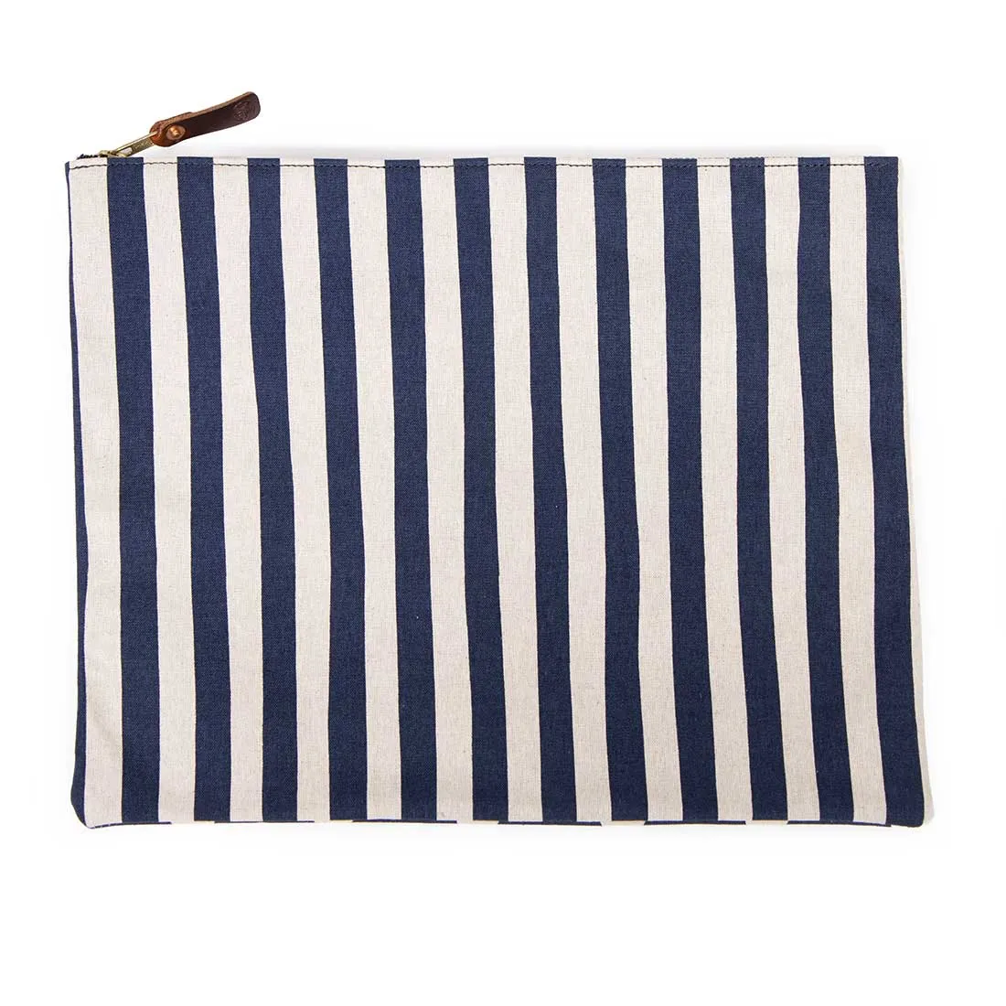 Navy Dot & Stripe Laptop Sleeve/Carryall Large