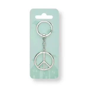 Peace Symbol Keyring