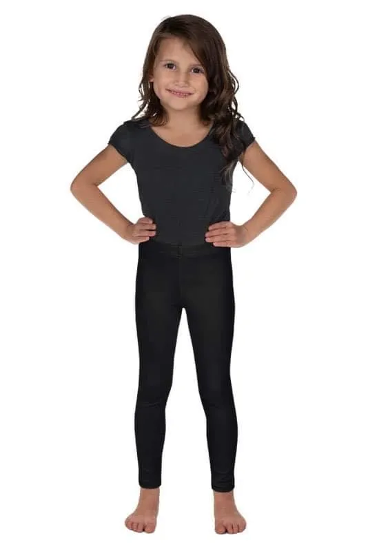 *Preorder* Abela Custom Full Length Kids Leggings - Black