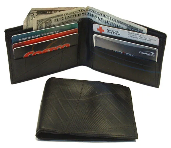 Recycled Rubber Tire Wallet with (or without) Logo