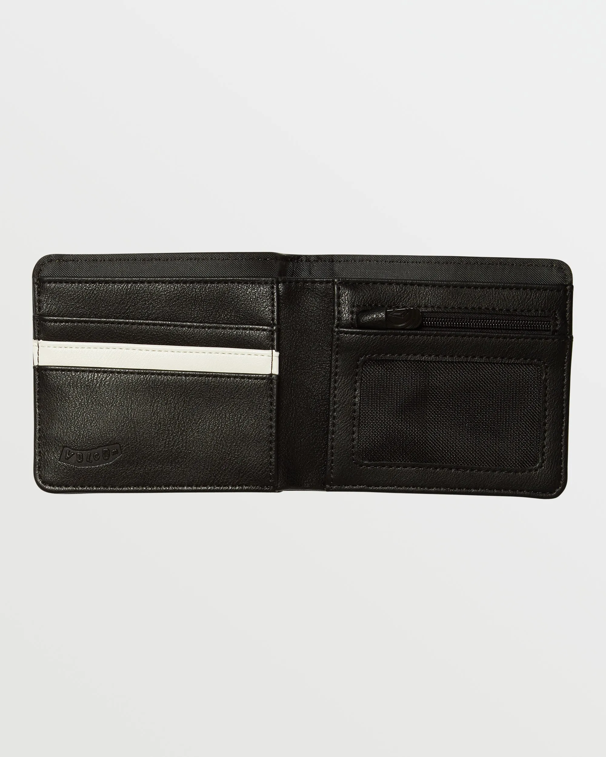 Slim Stone Pu Wallet Small - Black