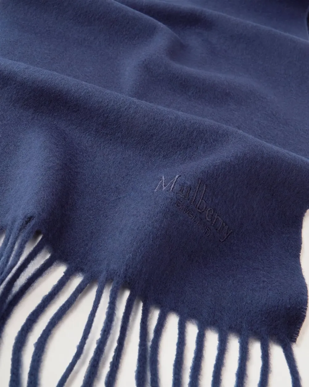 Small Solid Merino Wool Scarf