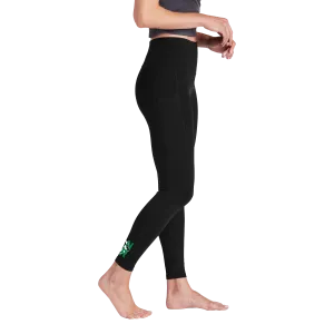 Sport-Tek Ladies High Rise 7/8 Legging- Wolverine Dancer Sm