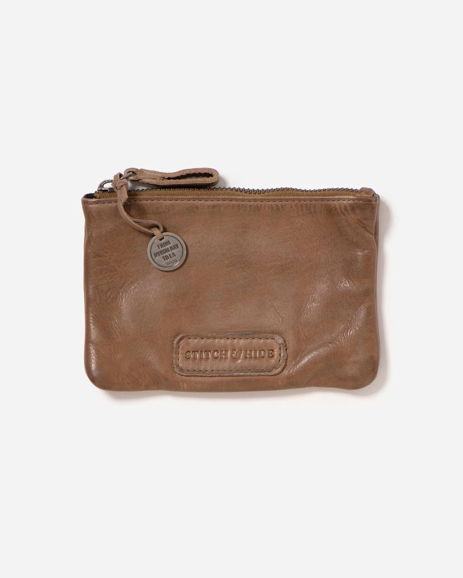 STITCH AND HIDE - Melbourne Pouch Taupe