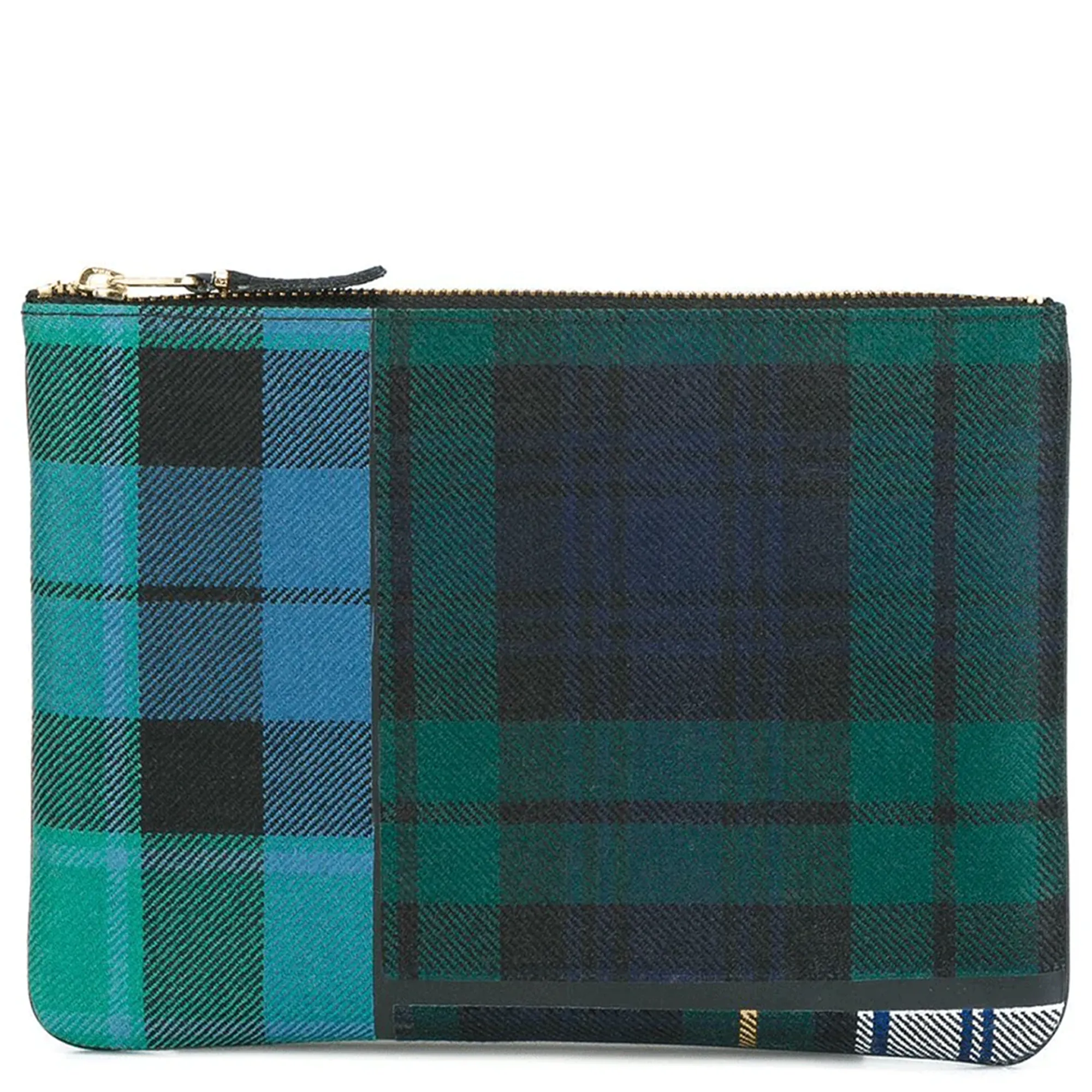 Tartan Patchwork Big Pouch