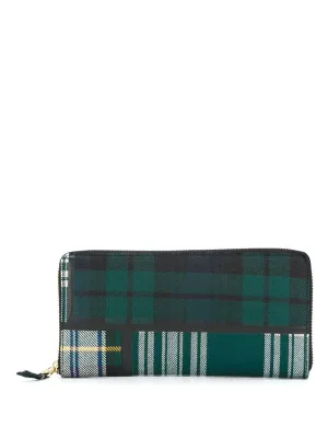 Tartan Patchwork Long Wallet