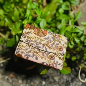 Terra- Handcrafted Cotton & Cork Fabric Wallet | Vegan Leather