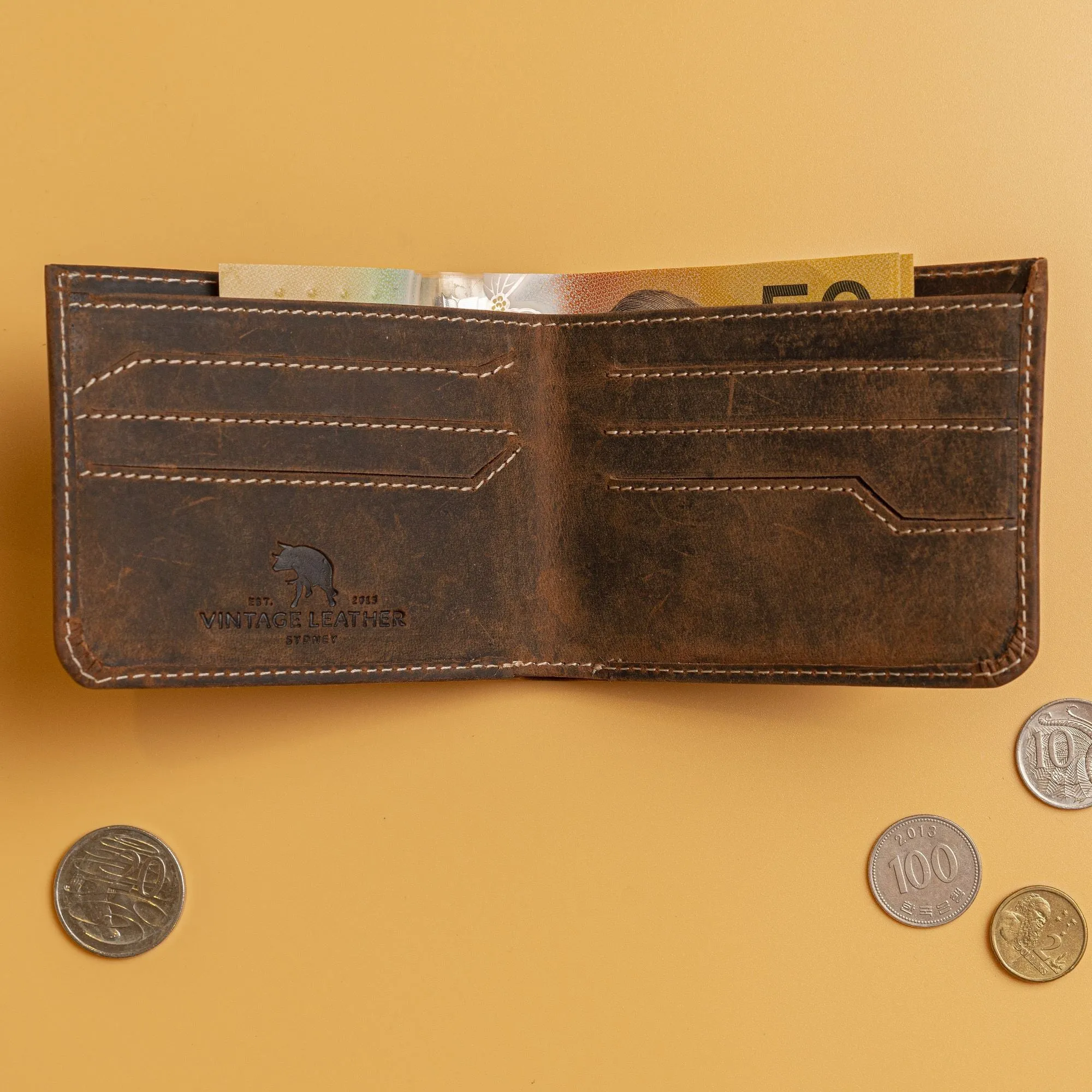 The Darro Wallet | Mens Slim Leather Wallet