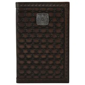 Trenditions Justin Men's Low-profile Rodeo Tooled Wallet