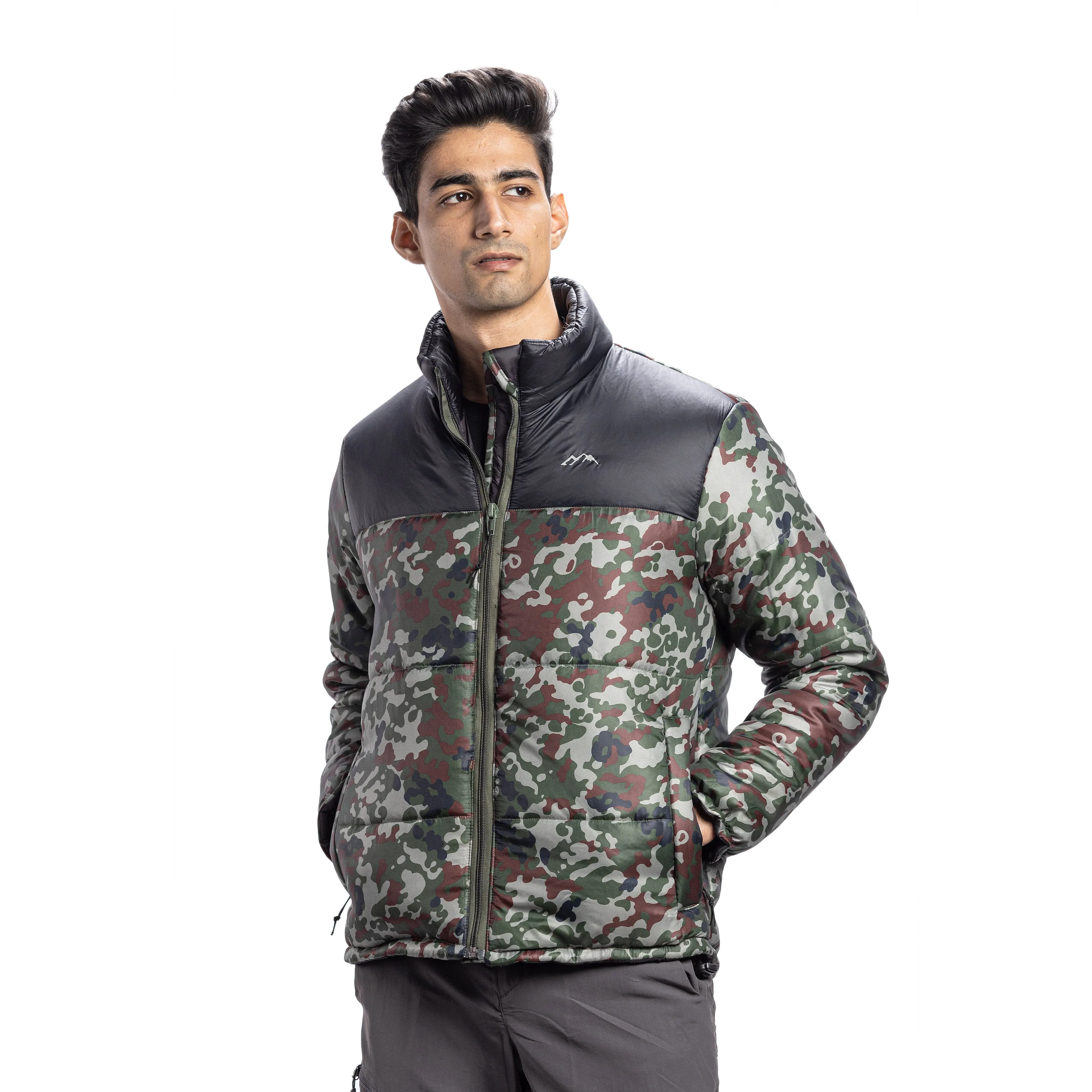 Tripole Winter and Snow Jacket for Trekking and Hiking, Minus 5 Degree Comfort (Camouflage)