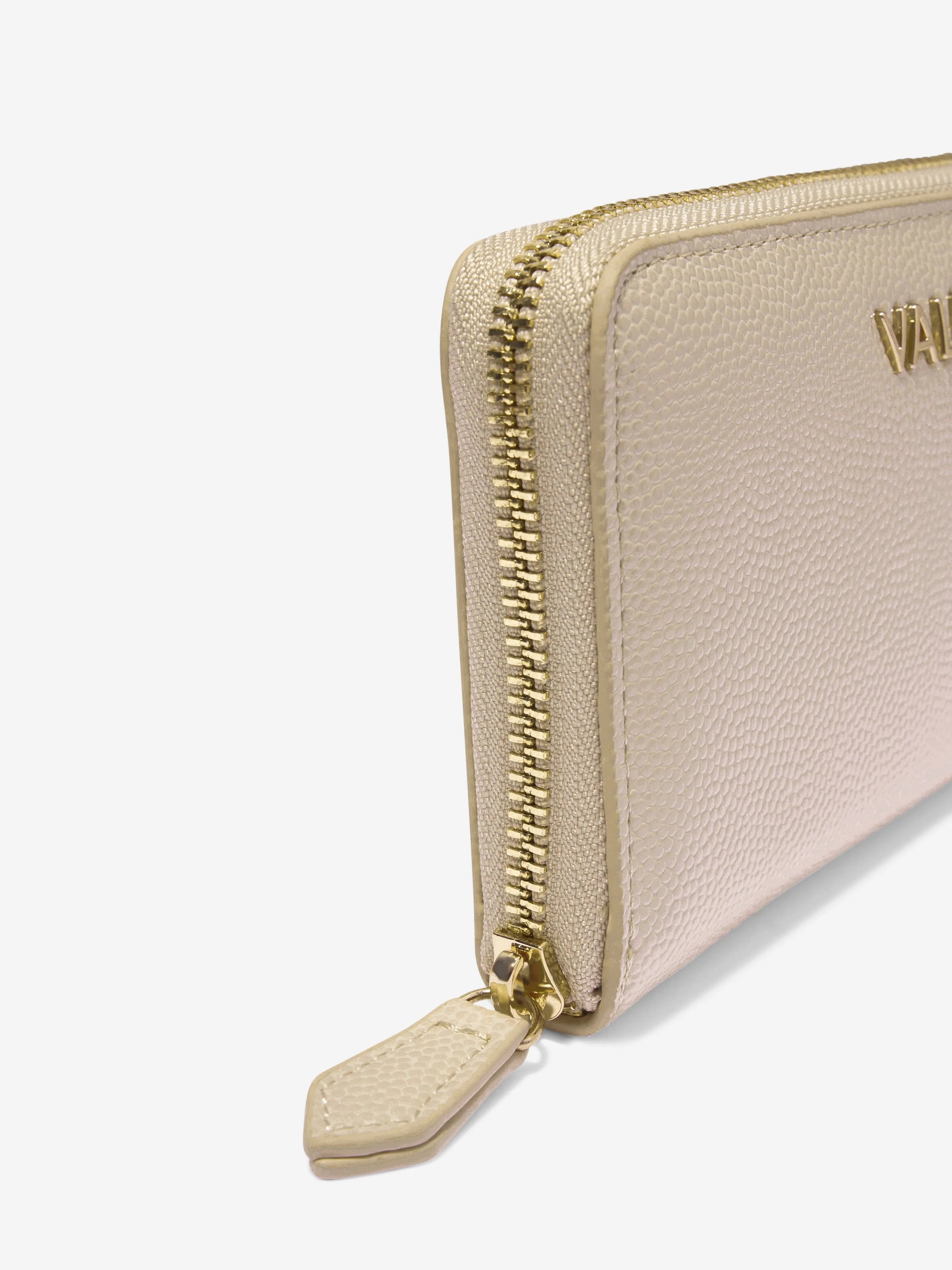 Valentino Girls Divina Zip Around Wallet in Beige (14.5cm)