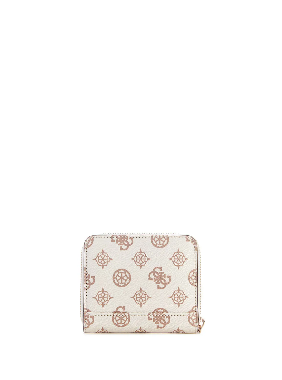 White Logo Laurel Small Wallet