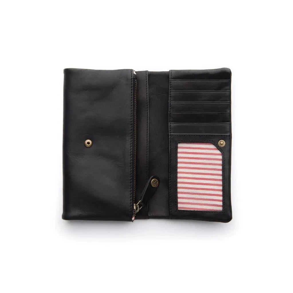 Women's Leather Paiget Wallet Classic Collection - Espresso